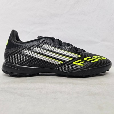 Adidas F50 League TF Soccer Cleats JH7725 Black Lucid Lemon Mens