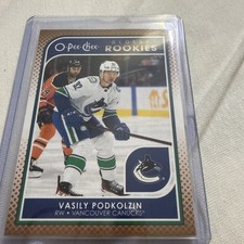 2021-22 Vasily Podkolzin GOLD Glossy Rookies O-Pee-Chee Hockey Vancouver Canucks