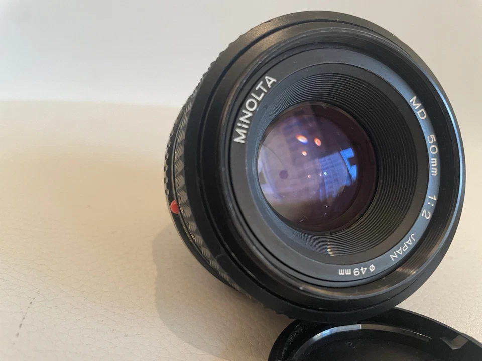 Late Model Minolta MD 50mm F2 Lens Excellent Condition - Image 3 of 4
