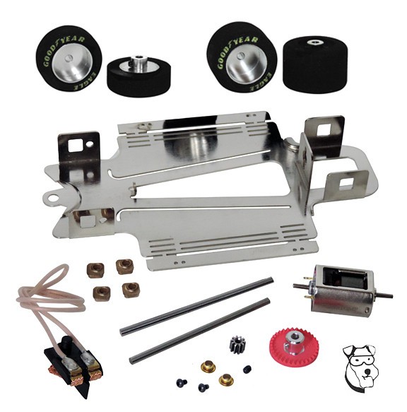 Slot Car Spring Kit #302KC - 1/24 Plastic MODEL BODY SLOT CAR RTR KIT With CHEVY STOCK CAR ...