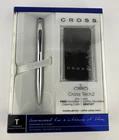 Cross Tech 2 Pen With Cloth and Stylus Satin Chrome Gift Box New In Box 2013