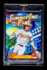 Jackson Holliday RARE SUMMERTIME COLORBLAST ROOKIE REFRACTOR INVESTMENT SP RC