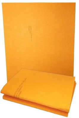 2-PACK - XL Commercial Grade Shammy (ORANGE) MADE IN GERMANY - 28'' x 20'' 260 GSM