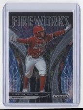 2021 Panini Prizm Draft Picks Fireworks Christian Franklin Arkansas Razorbacks