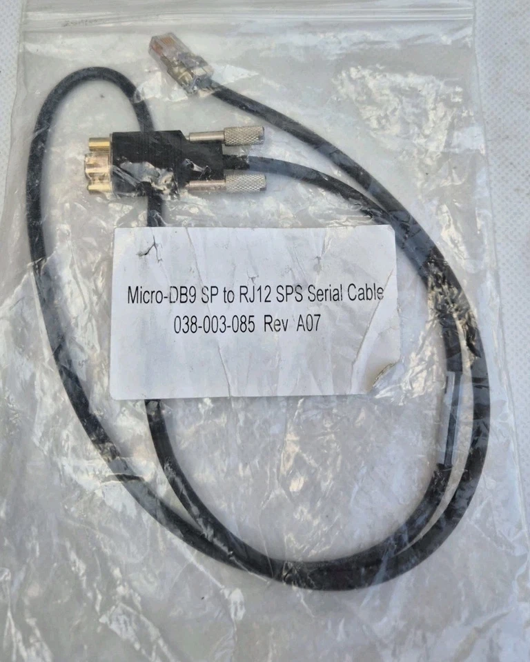 PAIR 038-003-682, 085 EMC Micro-DB9 SP To RJ12 SPS Serial Cable Rev A07, Rev A03 - Image 3 of 4