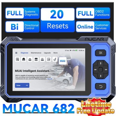 Mucar 682 Full Systems Car Diagnostic Tool Auto OBD2 Fault Code Reader Scanner