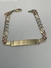 Gold 10K Armband Herren (gestempelt 10K - geprüft 10,05KT) Gewicht 8g