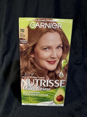 Garnier Nutrisse Permanent Nourishing Color Creme #70 Dark Natural Blonde BNIB