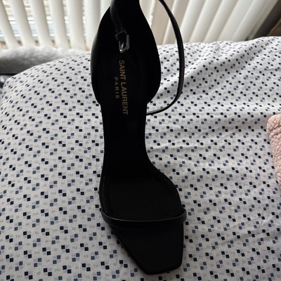 Yves Saint Laurent YSL Women's Opyum Logo High Heel Sandals