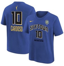NWT Nike Adult S WNBA Chicago Sky Kamilla Cardoso #10 Rebel Edition T-Shirt