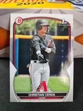 Christian Cerda 1st 2023 Bowman Prospects #BP-56 Arizona Diamondbacks