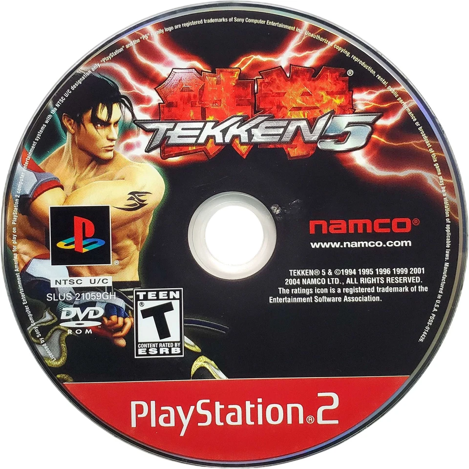 Tekken 5 Greatest Hits - Sony Playstation 2 PS2 Probado Auténtico Garantía de 1 año Foto 3 de 4