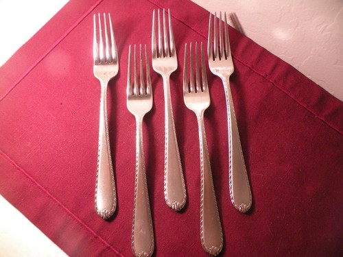 5er Set Hampton Edelstahl Rachelle mattiert Tafelgabeln 8"