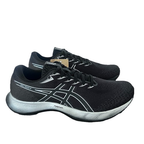 ASICS Gel Saiun 2 Black Silver Mens Running Shoes Size 11 UK 10 EU 45 New - Picture 2 of 10