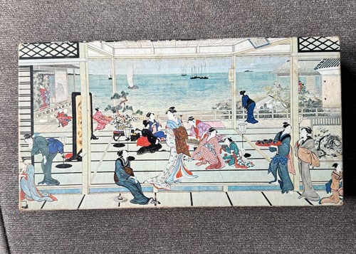 1968 Springbok Moonlight Revelry By Kitagawa Utamaro 600+ Pieces 16x34