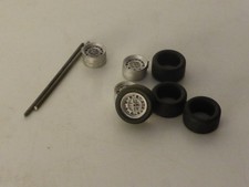 white metal Campagnolo wheels for racing Fiat Abarth etc. Carrara Models 36 1:43