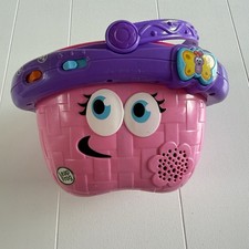 Leap Frog Pink Picnic Basket Toy Working Buttons and Music Basket Only