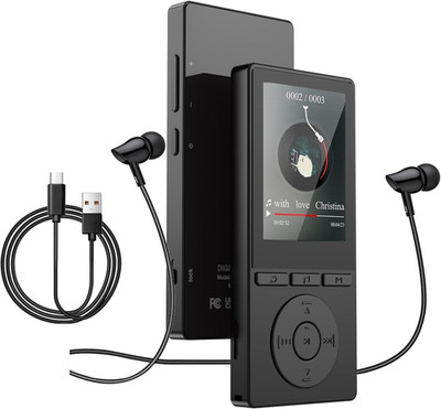 64GB Bluetooth MP3 Player with Hi-Fi Sound, FM Radio, and Voice Recorder