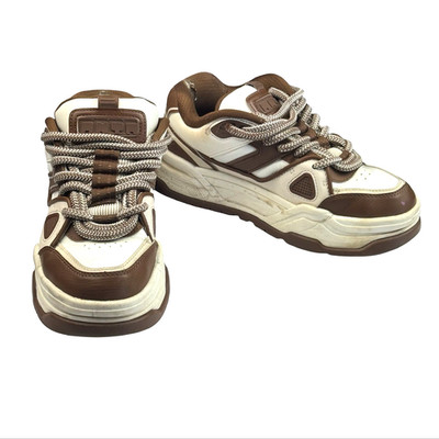Anta Ortholite Mid Lace Up Sneakers Brown/White   Men's Size 8