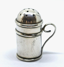 ANTIQUE SILVER, NOVELTY PEPPERPOT, FLOUR SIFTER, T.H.HAZELWOOD 1903