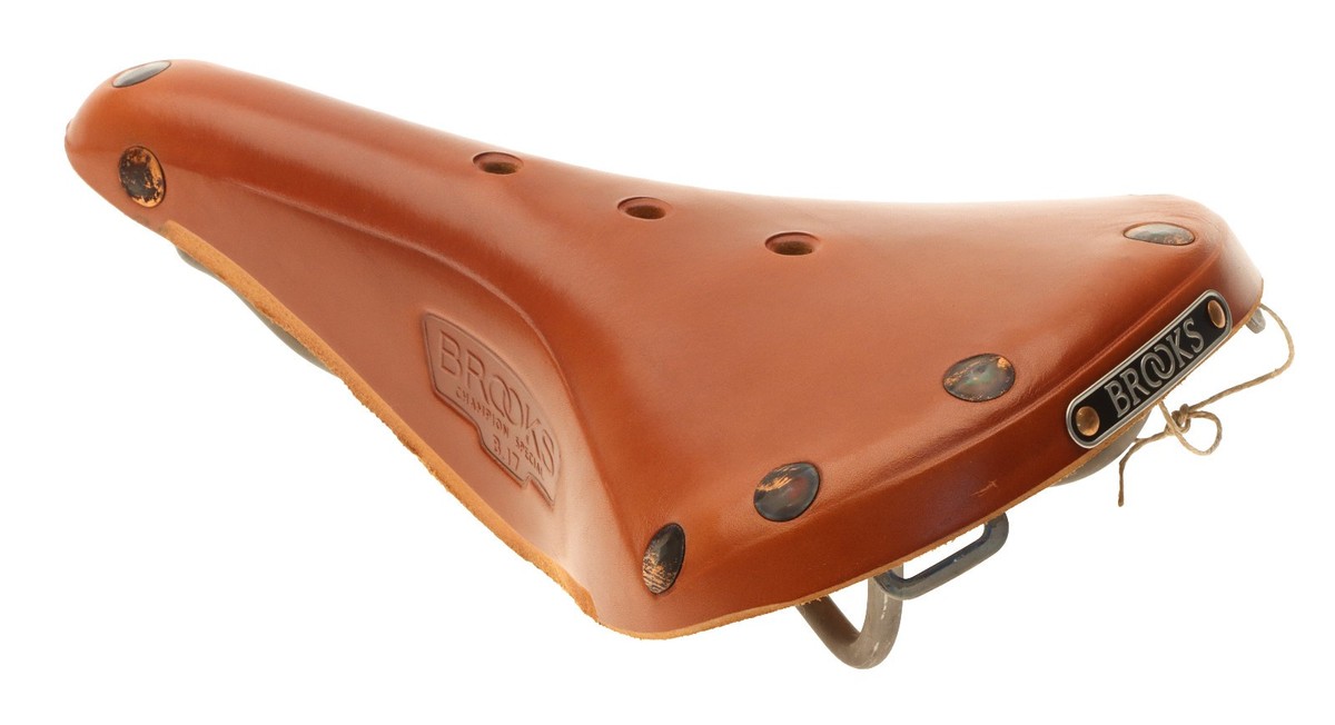 Brooks B17 Special Saddle Titanium Rails Hard Leather Cover Honey