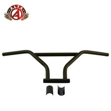 ALTA 330 BMX/Freestyle Handlebar 22.2mm Black 9” Rise + 22.2–25.4mm Alloy Shim.
