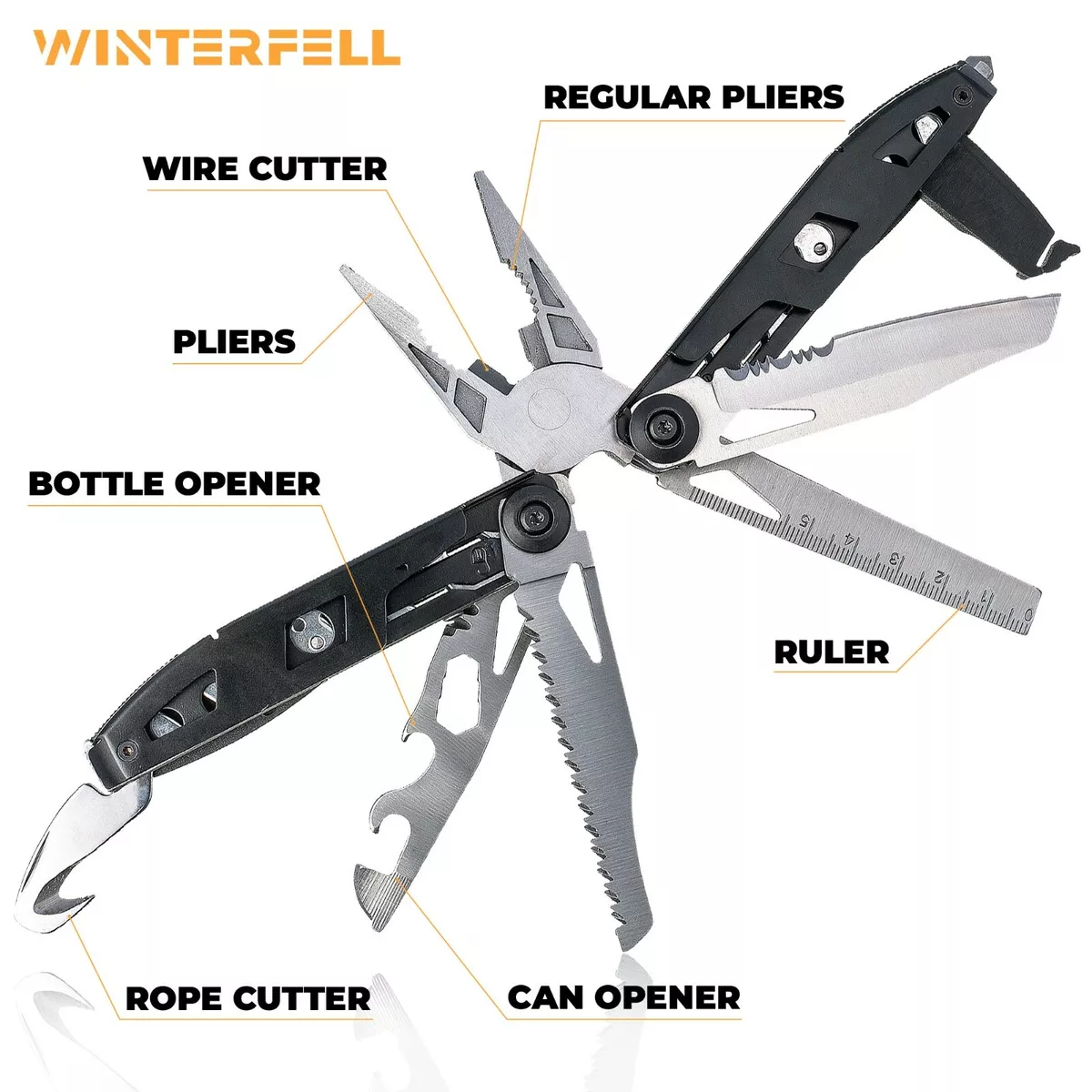 18-In-1 Compact Cutlery Multi-Tool