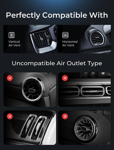 Car Mount Charger 15W Wireless Magnetic Phone Holder for iPhone 16/15/14 Pro Max - Picture 9 of 9