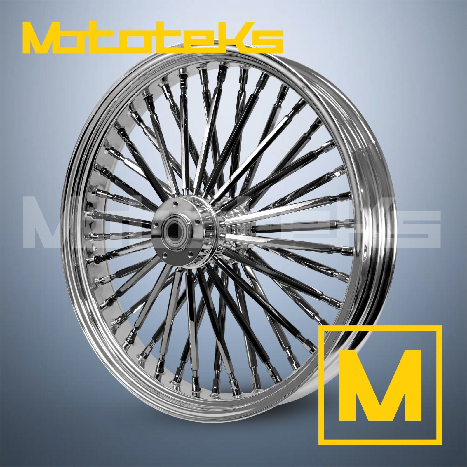 23X3.5 FAT SPOKE WHEEL 40 G-SPOKE STAINLESS FOR HARLEY TOURING BAGGER ...