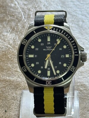 GLYCINE　AUTOMATIC Combat SUB glycine Combat Sub GL0258 30ATM Automatic Preowned Watch Pls Read