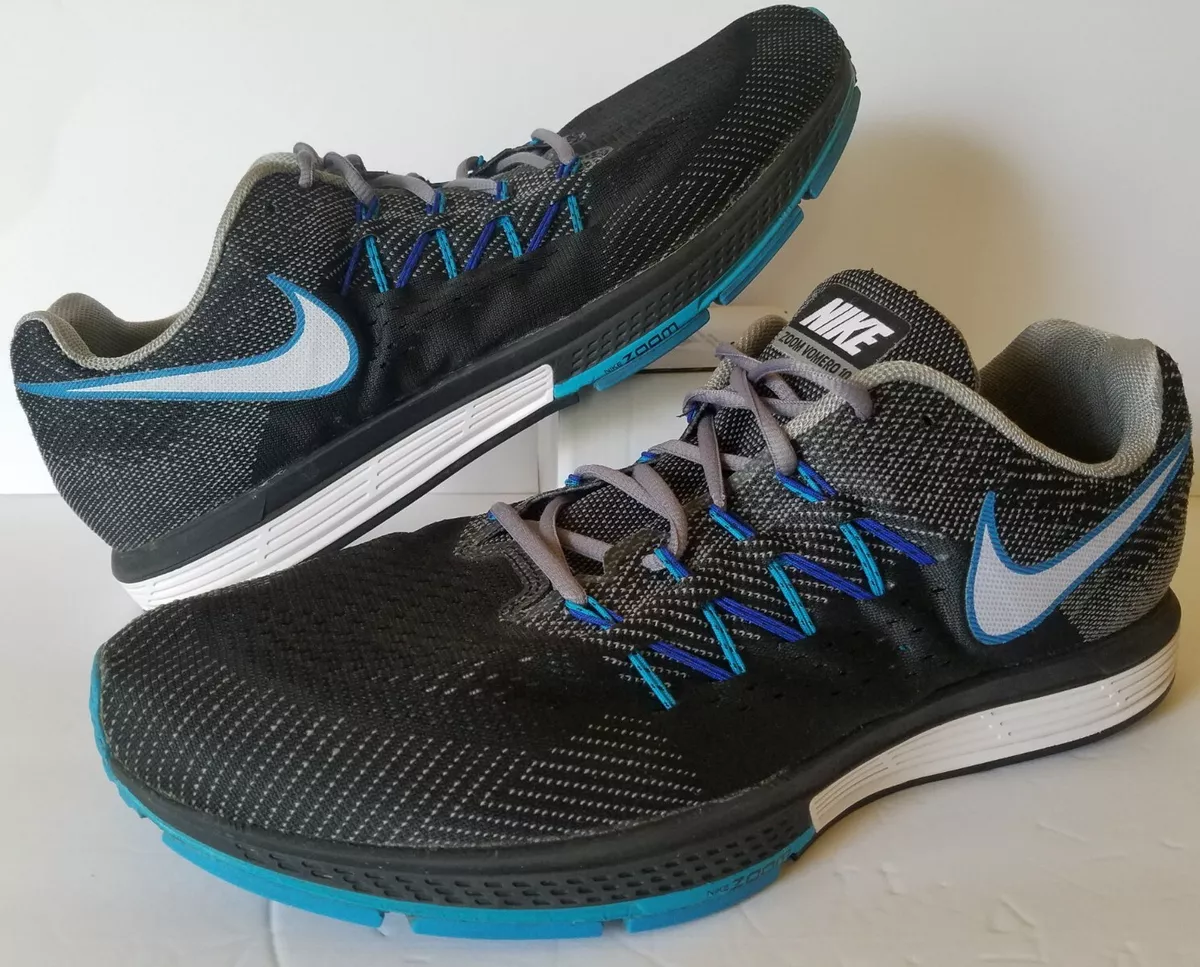 Een zin Vertrouwen fascisme Nike Mens Air Zoom Vomero 10 724387-001 Size 15 Black Blue Running Shoes  Sneaker | eBay