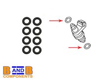 VW FUEL INJECTOR SEALS GOLF MK4 1.4 1.6 1.8T 035906149A x 8 C698