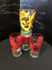 4 MCM Boscul Peanut Butter Drinking Glasses