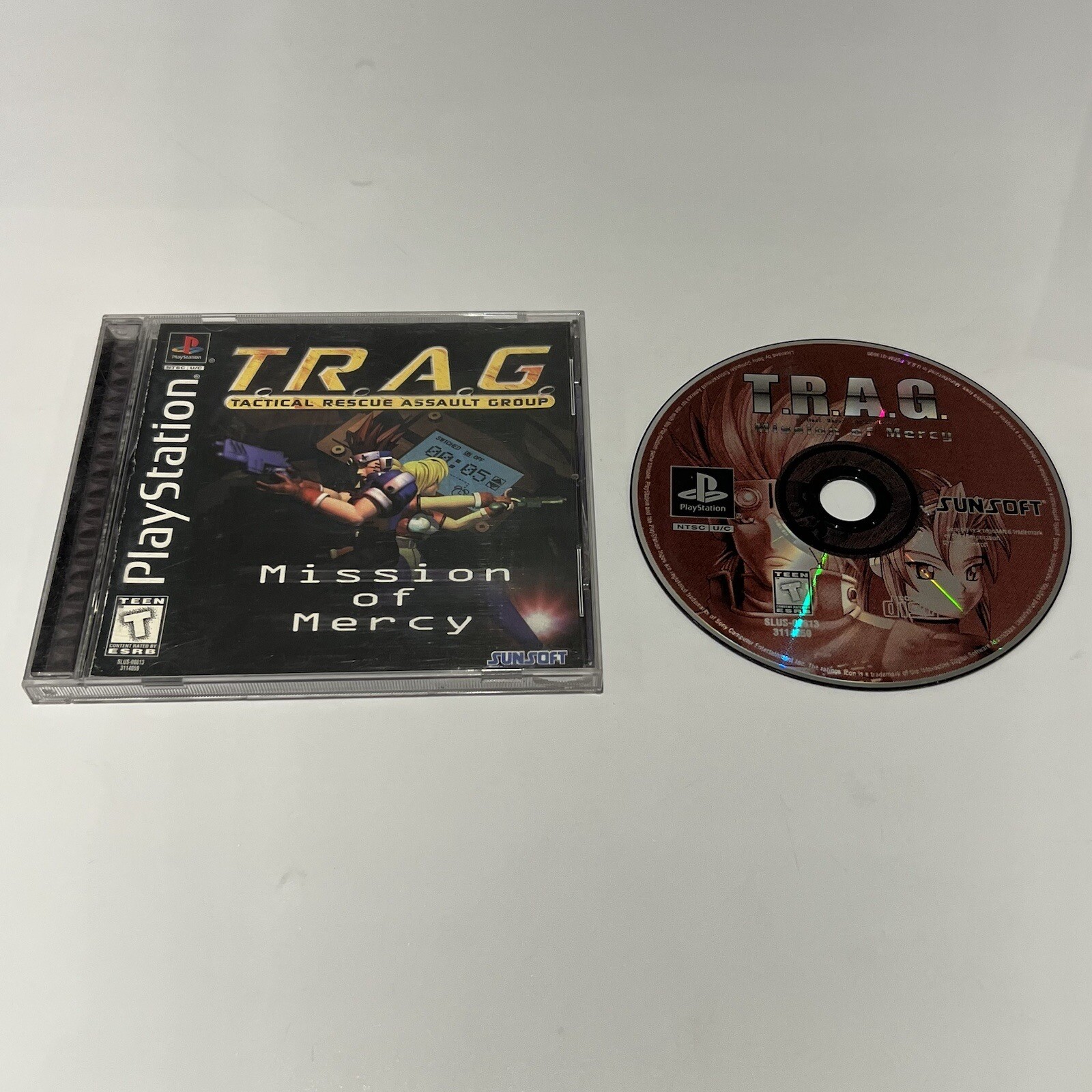 TRAG T.R.A.G. Mission of Mercy (PlayStation 1 PS1, 1998) No Manual READ