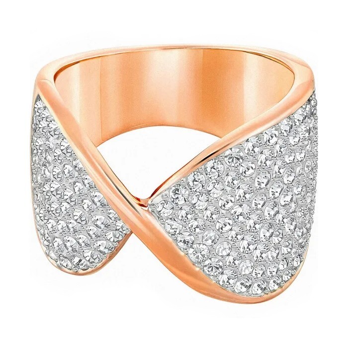 AUTHENTIC SWAROVSKI BRAND NEW Freedom Ring Size 52 White Bow