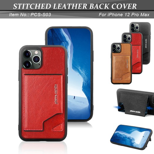 Pierre Cardin Back Case for iPhone 12 Pro Max - Red - Picture 3 of 3
