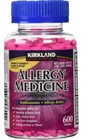 Kirkland Signature Allergy Medicine Diphenhydramine HCI 25 Mg, 600 Minitabs