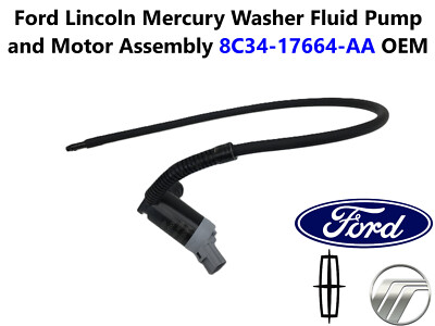 #ad Ford Lincoln Mercury Washer Fluid Pump and Motor Assembly 8C34 17664 AA $30.00