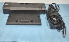    Used Dell PR02X Docking Station with 130W AC Adapter LAPTOP UNTESTED   
