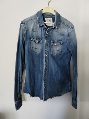 Chemise En Jean AllSaints Taille S Homme - Occasion Très Bon état - Bleu