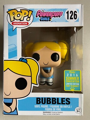 Funko Pop Animation Powerpuff Girls Bubbles #126 2016 SDCC