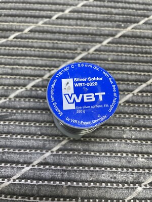 WBT-0820 Silver Solder Lötzinn Silber, 0,8mm 1Meter!