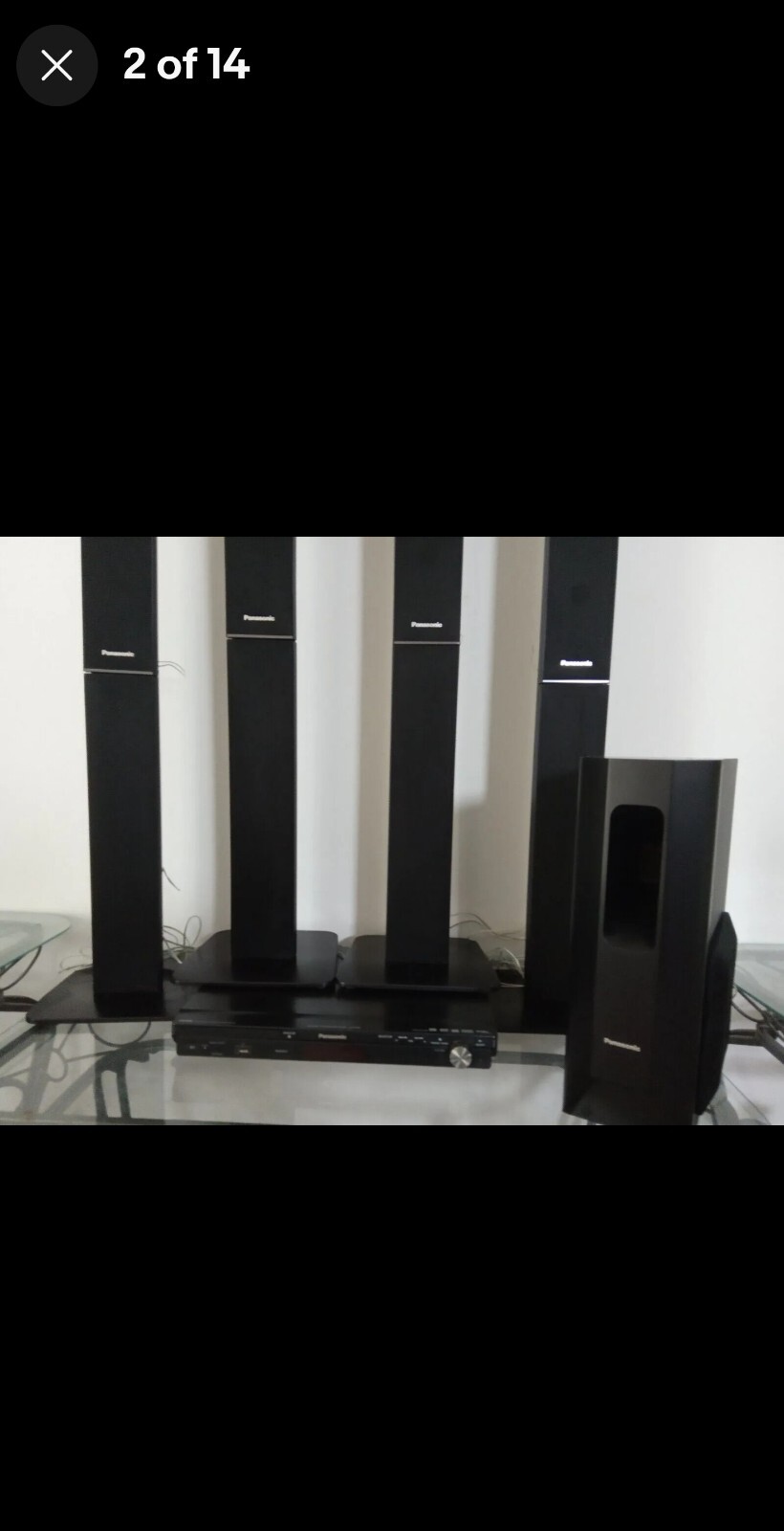 Panasonic surround system dvd home theater sound system SAPT850 eBay
