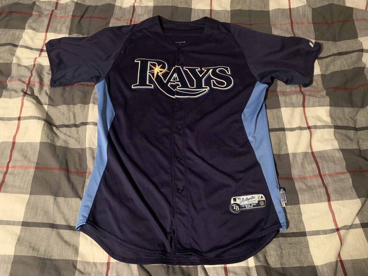 Majestic Tampa Bay Rays #14 Nick Ciuffo Batting Practice