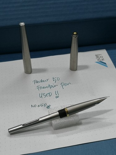 Read !! Vintage Parker 50 Falcon Fountain Pen NO CLIP Made in USA - Picture 7 of 7
