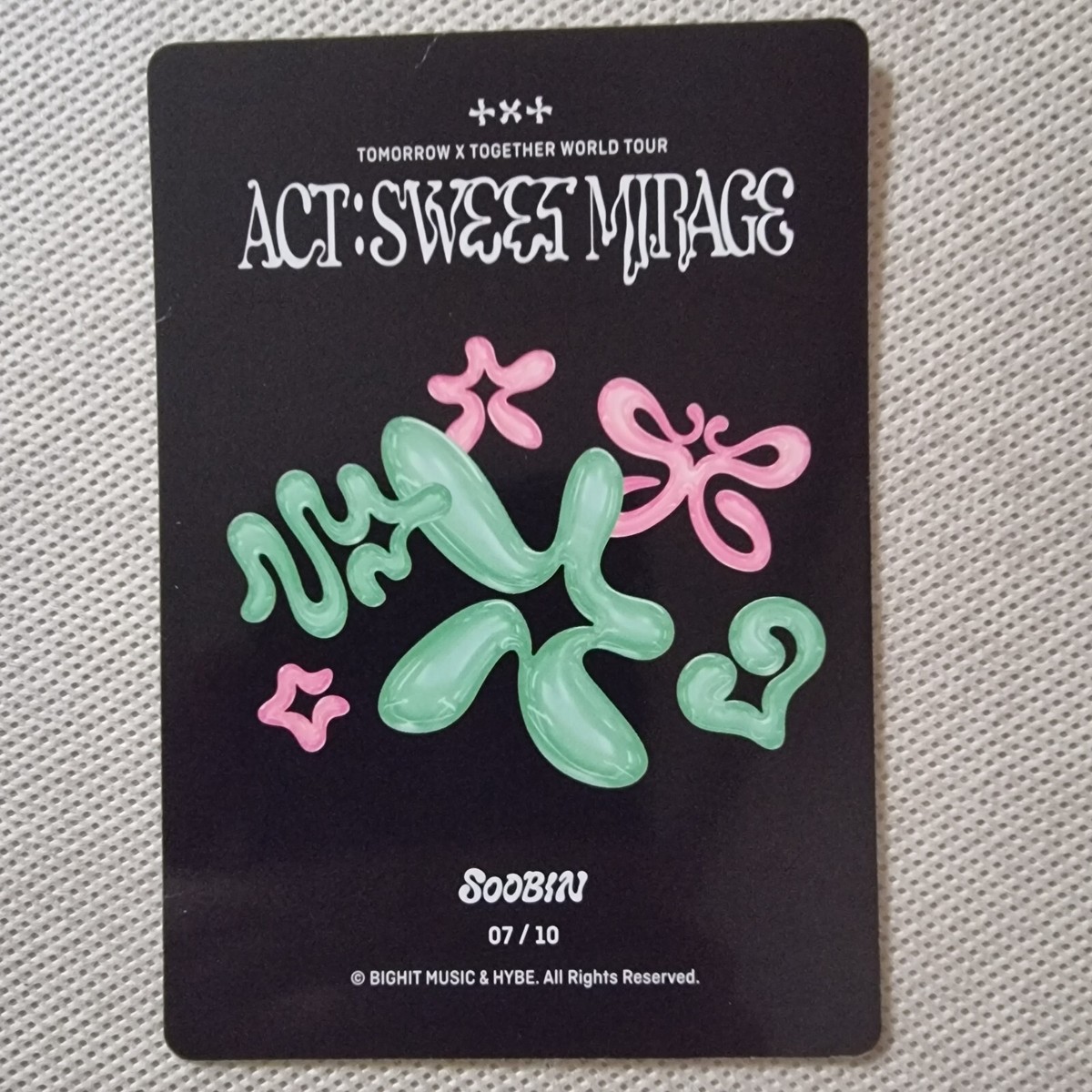 T X T WORLD TOUR ACT:SWEET MIRAGE OFFICIAL MD IN SEOUL MINI