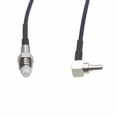 RF Cable FME Female to CRC9 male elbow RG174 6''~10FT for 3G/4G huawei ZTE modem