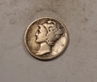 1924-S Mercury Dime * Fine F * 90% Silver * XD846