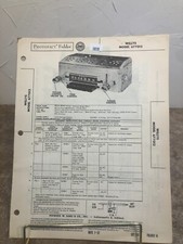 Pf 1940s-1950s Willys Automobile Radio Model 677012 Repair Data Manual Read