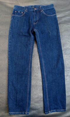 Mens Hugo Boss Dark Blue Stretch Maine Arkansas Jeans W30